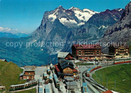 13157077 Kleine Scheidegg Interlaken Berghotels Mit Wetterhorn Berner Alpen Klei - Autres & Non Classés