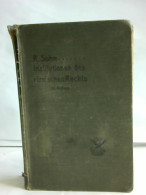 Institutionen. Geschichte Und System Des Römischen Privatrechts Von Sohm, Rudolph - Unclassified