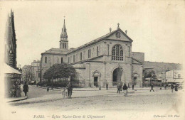 PARIS  Eglise Notre Dame De Clignancourt Animée Pionnière RV - Kirchen