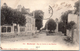93 MONTFERMEIL - La Rue De Chelles Et Les Moulins. - Montfermeil