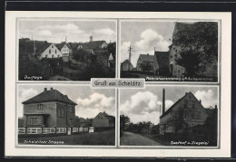 AK Schelditz, Gasthof U. Ziegelei, Materialwarenhandlung M. Aschenbrenner, Schelditzer Strasse  - Sonstige & Ohne Zuordnung