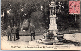 60 BEAUVAIS - Le Square De La Gare, La Fontaine. - Beauvais