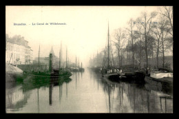 BELGIQUE - BRUXELLES - LE CANAL DE WILLEBROECK - PENICHES - Hafenwesen