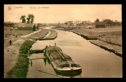 BELGIQUE - COURTRAI - LA LYS - LE ROUISSAGE - PENICHE - Kortrijk