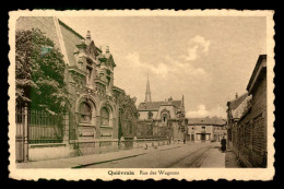 BELGIQUE - QUIEVRAIN - RUE DES WAGNONS - Quiévrain