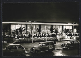 AK Hamburg-Neustadt, Cafe Alsterpavillon Mit Borgward-Auto Bei Nacht  - Turismo