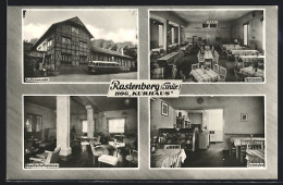 AK Rastenberg I. Thür., HOG Kurhaus - Speisesaal, Gesellschaftszimmer, Gaststube  - Andere & Zonder Classificatie