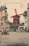 FRANCE - Paris - Vue Sur Le Moulin Rouge - Animé -  Colorisé - Carte Postale Ancienne - Sonstige Sehenswürdigkeiten