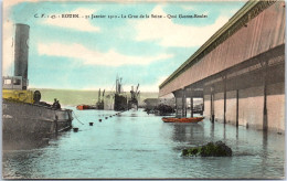 76 ROUEN - Crue De La Seine, Quai Gaston Boulet. - Rouen