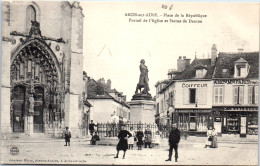 10 ARCIS SUR AUBE - Place De La Republique Statue De Danton  - Arcis Sur Aube