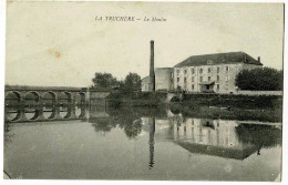 La Truchère - Le Moulin (cheminée, Pont, Barrage à Aiguilles) Circulé Sans Date, Souvenir De Pêche - Andere & Zonder Classificatie