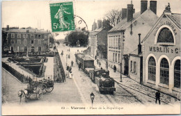 18 VIERZON - La Place De La Republique (plan De Tramway) - Vierzon