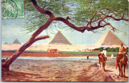 EGYPTE - Vue Sur Les Pyramides. - Altri & Non Classificati