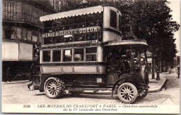 75 PARIS - Type D'Omnibus De La Compagnie Generale. - Otros & Sin Clasificación