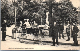 75 PARIS - Au Jardin Zoologique - Un Attelage D'Autruche. - Other & Unclassified