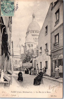75018 PARIS - La Rue De La Barre. - Paris (18)