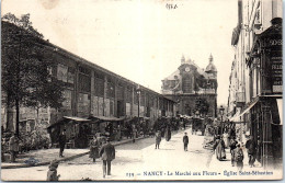 54 NANCY - Le Marche Aux Fleurs & Eglise St Sebastien. - Nancy