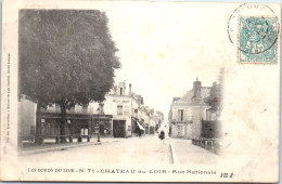 72 CHATEAUDU LOIR - Vue De La Rue Nationale. - Chateau Du Loir