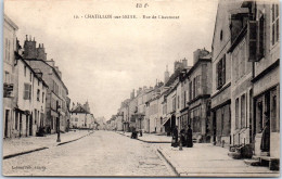 21 CHATILLON SUR SEINE - La Rue De Chaumont. - Chatillon Sur Seine