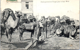 MAROC - CASABLANCA - Embarquement De Troupes Pour Le Sud  - Casablanca