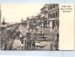 EGYPTE - PORT SAID - Queen Victorias Monument. - Other & Unclassified