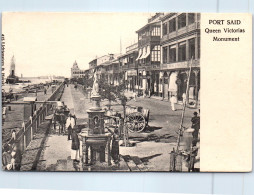 EGYPTE - PORT SAID - Queen Victorias Monument. - Sonstige & Ohne Zuordnung