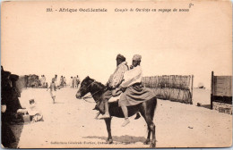 AFRIQUE - AOF - Couple De Ouolofs En Voyage De Noce. - Unclassified