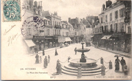 89 AUXERRE - Vue De La Place Des Fontaine. - Auxerre