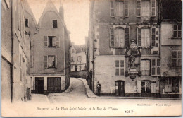 89 AUXERRE - La Place Saint Nicolas Et La Rue De L'yonne. - Auxerre