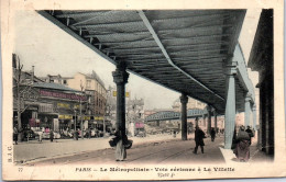 75019 PARIS - Le Metro - Voie Aerienne A La Villette. - Arrondissement: 19