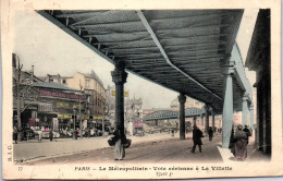 75019 PARIS - Le Metro - Voie Aerienne A La Villette. - Paris (19)