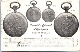 25 BESANCON - Carte Publicitaire, Comptoir General D'horlogerie - Besancon