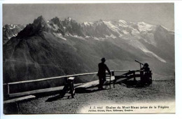 CPA 9 X 14 Haute Savoie Chaîne Du Mont Blanc Prise De La FLEGERE - Andere & Zonder Classificatie