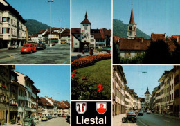 CPM - LIESTAL - Multivues ... (voitures VW Coccinelle) (Affranchissement TP) - Liestal