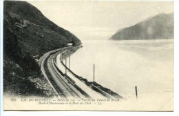 CPA 9 X 14 Savoie  LE LAC DU BOURGET Bords Du Lac  Entrée Du Tunnel De Brison Chemin De Fer  Aix Les Bains - Aix Les Bains