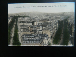 PARIS                  PANORAMA            VUE GENERALE PRISE DE L'ARC DE TRIOMPHE - Multi-vues, Vues Panoramiques