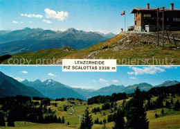 13134849 Lenzerheide GR Piz Scalottas Scalottashuette Piz Forbisch Toissa Curver - Sonstige & Ohne Zuordnung