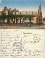 CPA Sainte-Marie-à-Py Zerstörte Kirche 1916  Gel. Div. Feldpoststempel Breisach - Altri Comuni