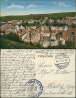 CPA Sainte-Marie-à-Py Im Wk1 Zerstörte Häuser 1917  Gel. Div. Feldpoststempel - Altri Comuni