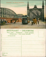 Postkaart Rotterdam Rotterdam Willems En Spoorbrug, Tram Straßenbahn 1909 - Rotterdam