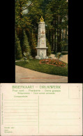 Postkaart Apeldoorn Koninklijk Park Met Gedenkzuil 1911 - Apeldoorn