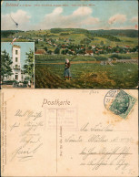 Sohland Spree Załom 2 Bild Prinz Friedrich August-Höhe, Bäuerin Feldarbeit 1907 - Other & Unclassified