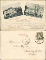 Ansichtskarte Haibach-Passau 2 Bild Restauration, Dampfmühle 1902 - Passau