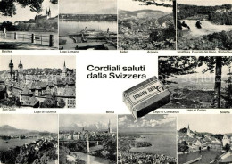 13133607 Brissago TI Cordiali Saluti Dalla Svizzera Trinciato Italia Werbung Pfe - Altri & Non Classificati