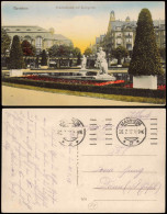 Ansichtskarte Mannheim Friedrichsplatz 1917  Gel. Feldpost Rollstempel - Mannheim