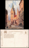 Ansichtskarte Hannover Marktkirche, Straße - Künstlerkarte 1909 - Hannover