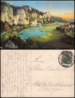 Beuron Donautal, Felspartie Zwischen Tiergarter Hof Und Gutenstein. 1916 - Autres & Non Classés