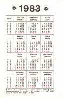 H2243 - 9 X Taschenkalender Kalender - Tamaño Pequeño : 1981-90