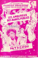 Partition Chanson Les Amoureux Des Bancs Publics Par Georges Brassens (1952) - Cancionero