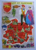 FRANCE - LOT ET GARONNE - Carte - Andere & Zonder Classificatie